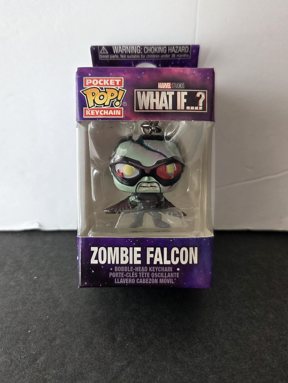 Marvel What If Zombie Falcon Funko Pocket Pop Keychain NIB New